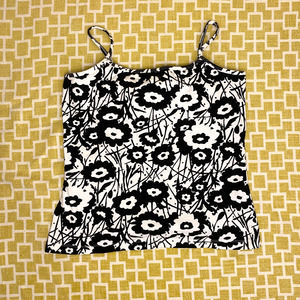 Sonoma life + style Small Stretch Black & White tank top with adjustable straps